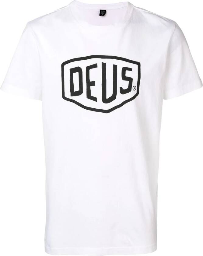 Deus Ex Machina T-shirt met logo Wit