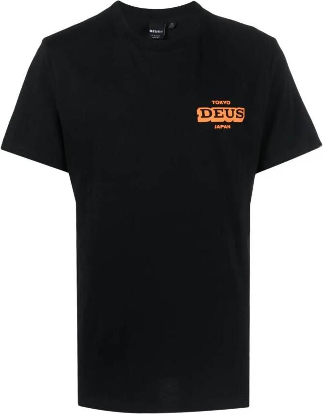Deus Ex Machina T-shirt met logoprint Zwart