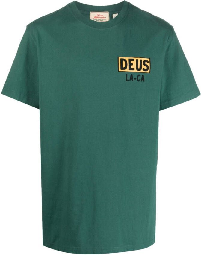 Deus Ex Machina T-shirt met print Groen