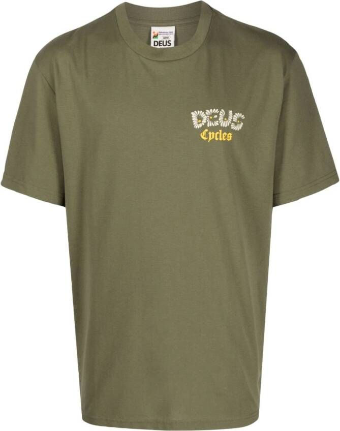 Deus Ex Machina T-shirt met ronde hals Groen