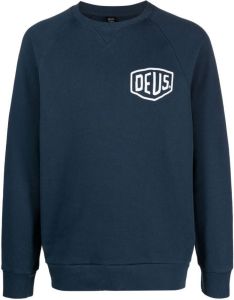 Deus Ex Machina Sweater van biologisch katoen Blauw