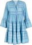 Devotion Jurk met print Blauw - Thumbnail 1