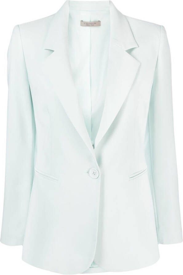 D.Exterior Blazer met gekerfde revers Blauw