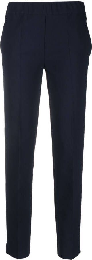 D.Exterior Broek met elastische taille Blauw
