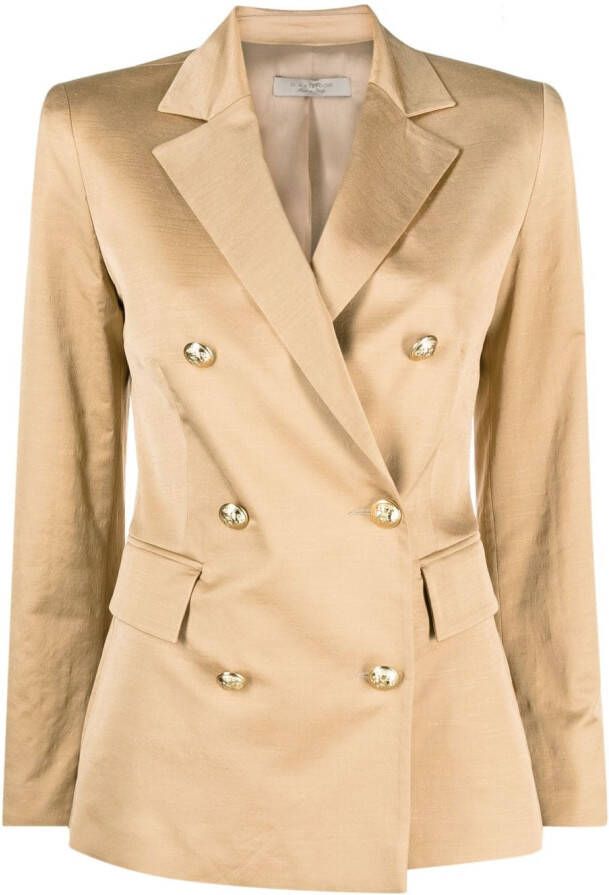 D.Exterior Blazer met dubbele rij knopen Beige