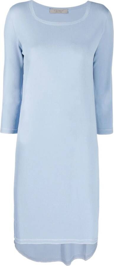 D.Exterior Gebreide jurk Blauw