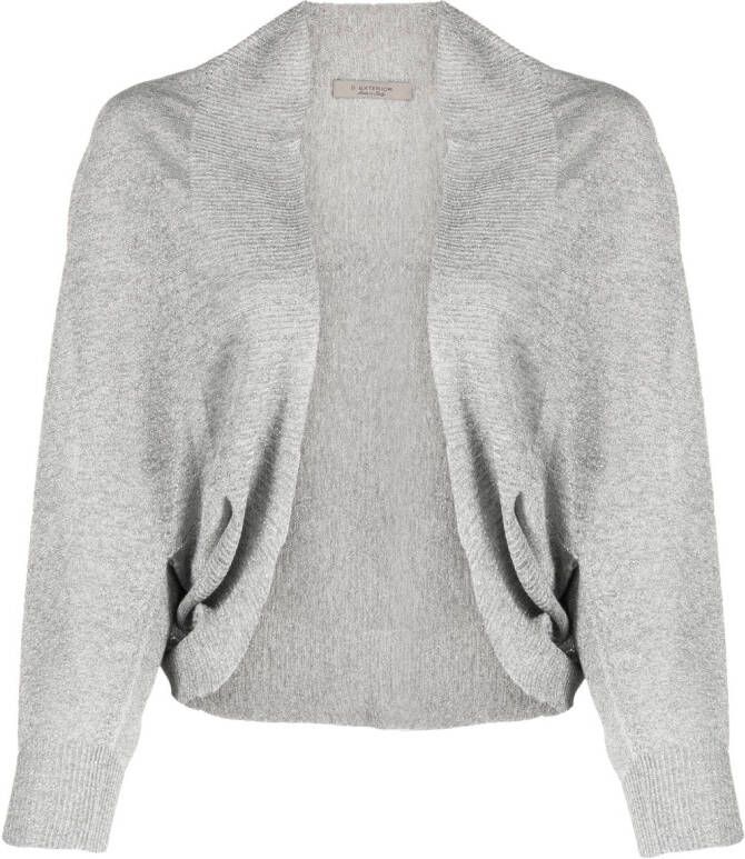 D.Exterior Cropped vest Zilver