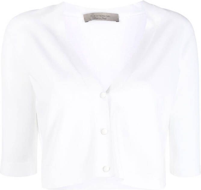 D.Exterior Vest met korte mouwen Wit