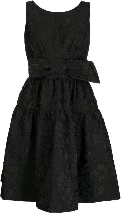 Dice Kayek Mini-jurk verfraaid met strik Zwart