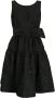 Dice Kayek Mini-jurk verfraaid met strik Zwart - Thumbnail 1
