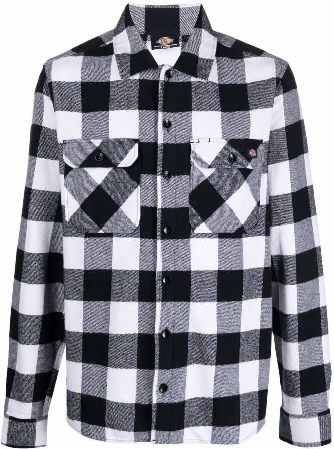 Dickies Construct Geruit overhemd Zwart