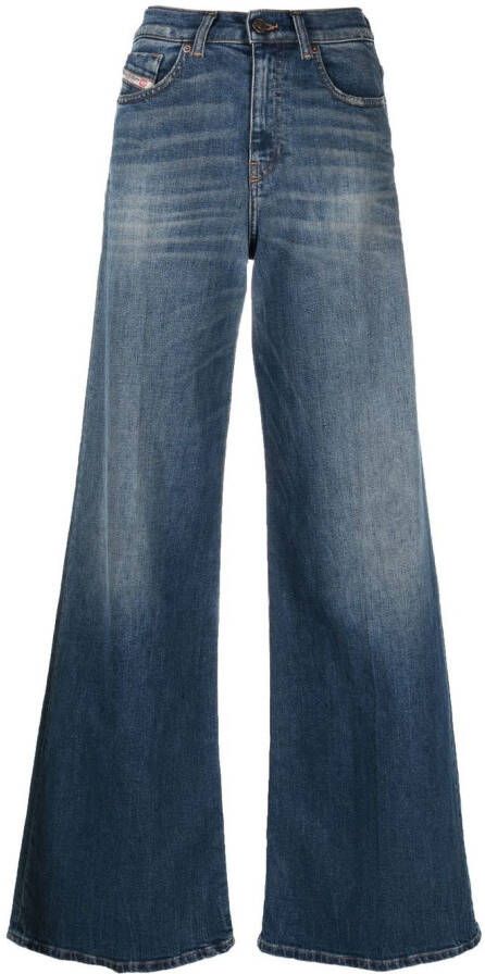 Diesel 1978 09E66 flared jeans Blauw