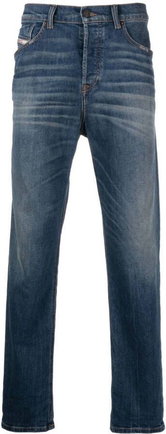 Diesel 2005 jeans met toelopende pijpen Blauw