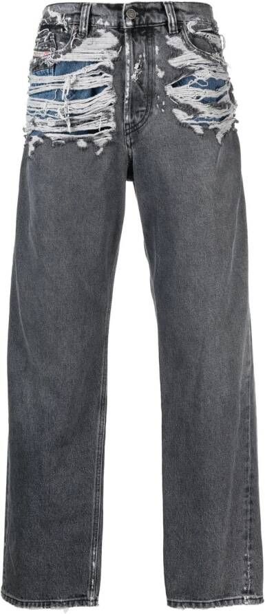Diesel 2010 straight-fit jeans Grijs