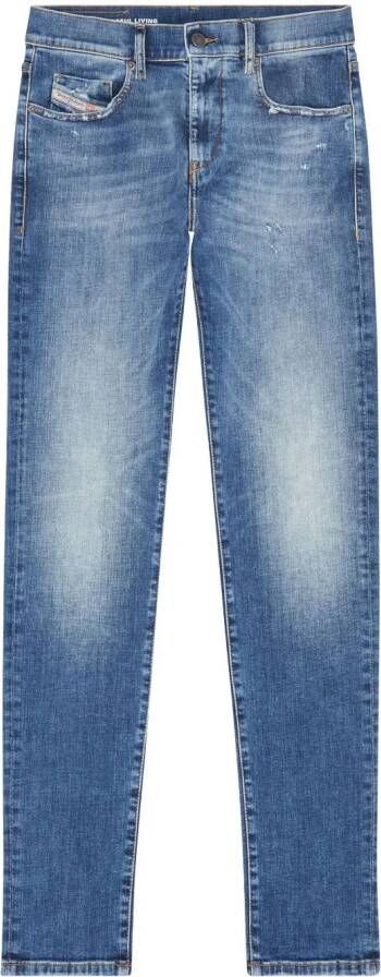 Diesel Slim-fit jeans Blauw