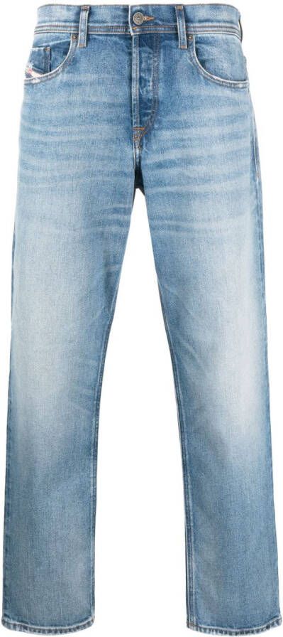 Diesel Straight jeans Blauw