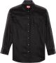 Diesel S-Dou-Dnm-Fl blouse met vlakken Zwart - Thumbnail 1