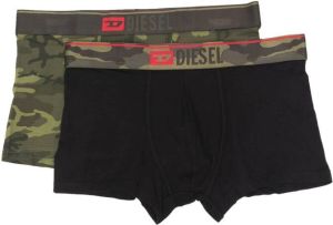 Diesel Boxershorts met camouflageprint Zwart