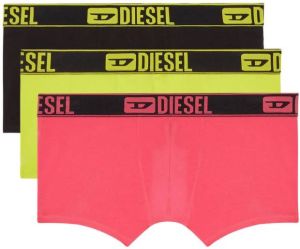 Diesel Boxershorts met logoband Geel