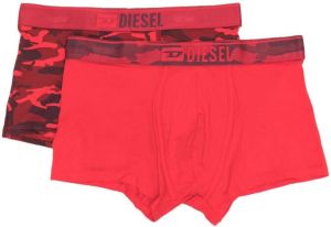 Diesel Boxershorts met logoband Rood