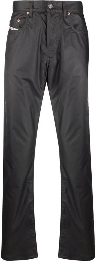 Diesel Broek met print Zwart