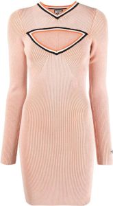 Diesel Sweaterjurk met uitgesneden detail Oranje