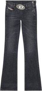 Diesel D-Ebbey low-rise bootcut jeans Zwart