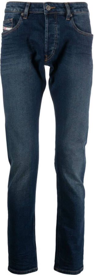 Diesel Slim-fit jeans Blauw
