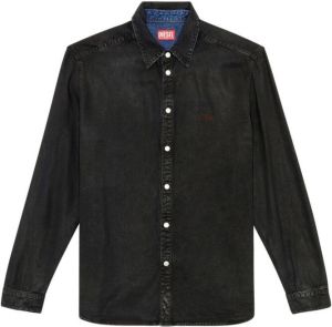 Diesel Button-up overhemd Zwart