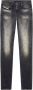 Diesel D-Strukt jeans met stonewash-effect Zwart - Thumbnail 1