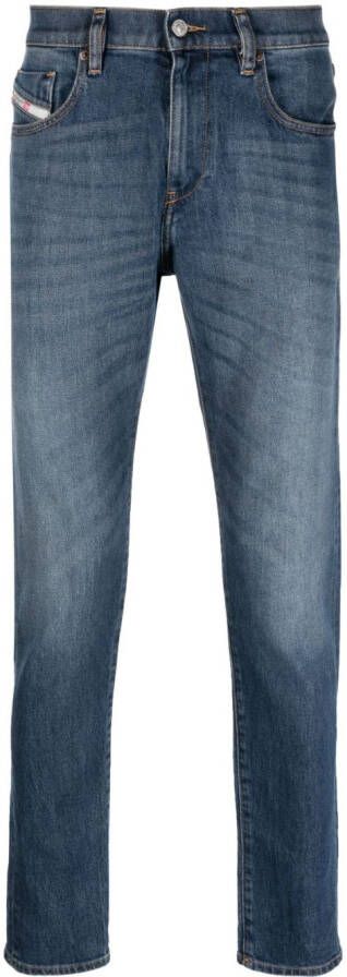 Diesel Slim-fit jeans Blauw