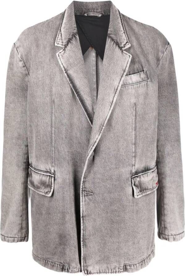 Diesel Denim blazer Grijs