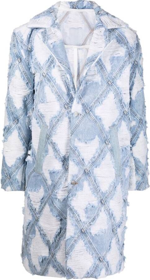 Diesel Denim jas Blauw