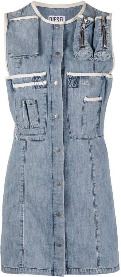 Diesel Denim jurk Blauw