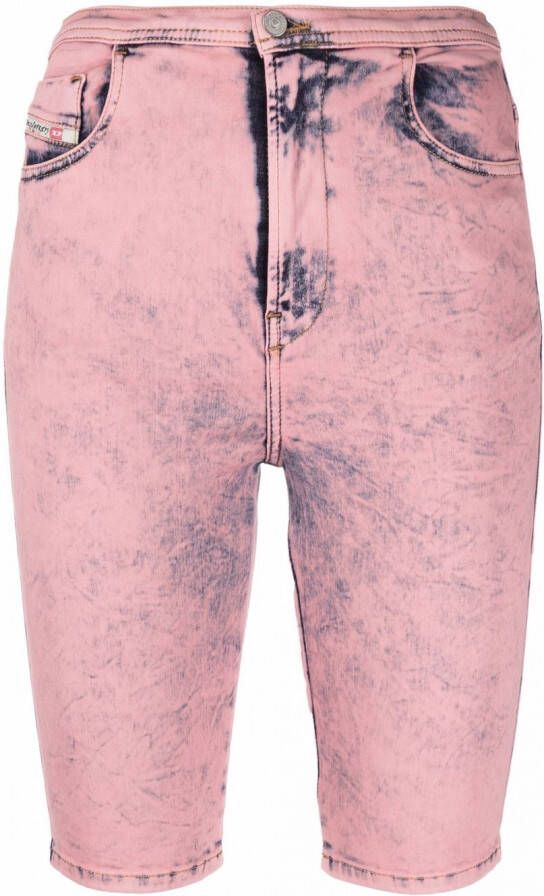 Diesel Denim shorts Roze