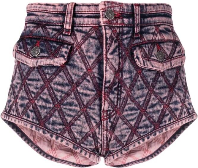 Diesel Denim shorts Roze