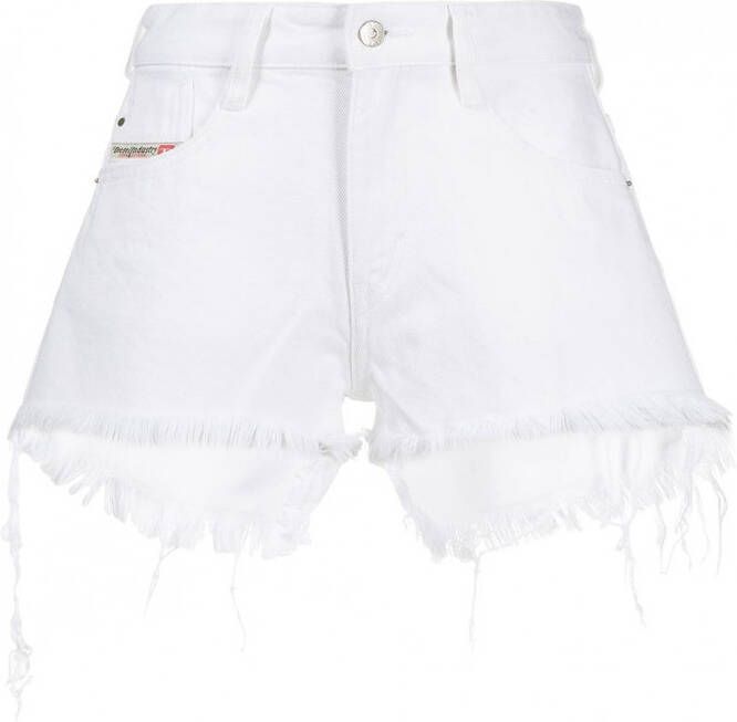 Diesel Denim shorts Wit