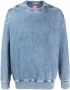 Diesel Denim sweater Blauw - Thumbnail 1