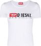 Diesel T-shirt met logoprint Wit - Thumbnail 1