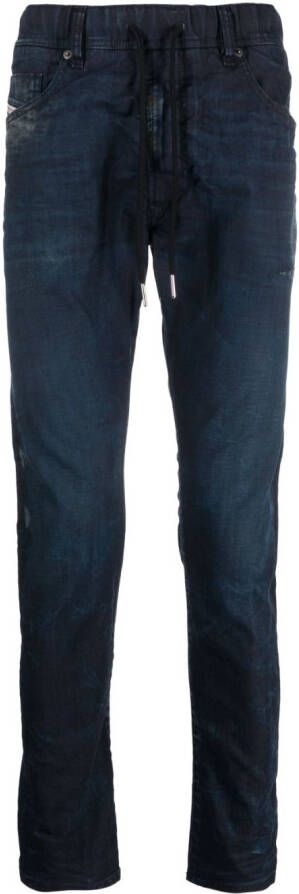 Diesel Jeans met trekkoord Blauw