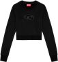 Diesel Cropped sweater Zwart - Thumbnail 1