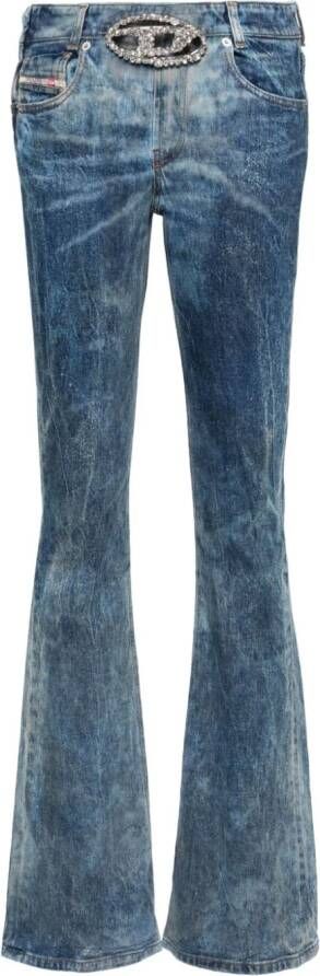 Diesel Flared jeans Blauw