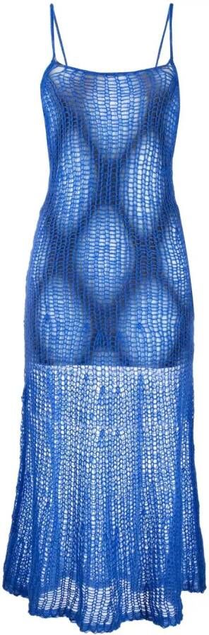 Diesel Gebreide jurk Blauw