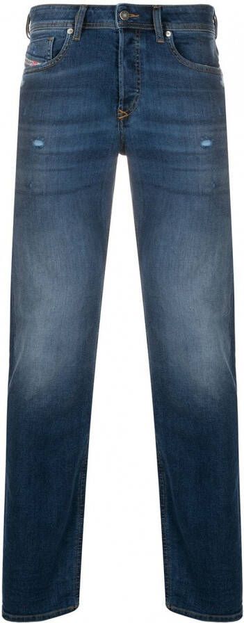 Diesel Gerafelde jeans Blauw