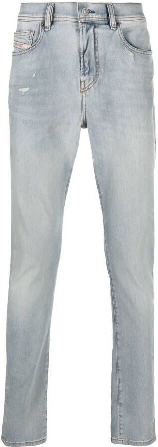 Diesel Gerafelde jeans Blauw