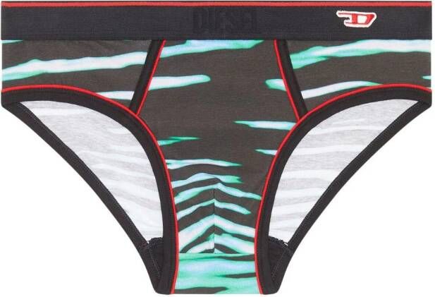 Diesel Umbr-Andre-H slip met logopatch Blauw