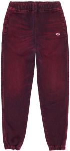 Diesel Jeans met toelopende pijpen Rood
