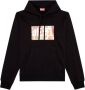 Diesel S-Ginn-Hood-L4 hoodie met logoprint Zwart - Thumbnail 1