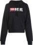 Diesel F-Reggy-Hood-Div katoenen hoodie met logoprint Zwart - Thumbnail 1