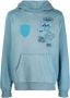 Diesel Hoodie met print Blauw - Thumbnail 1